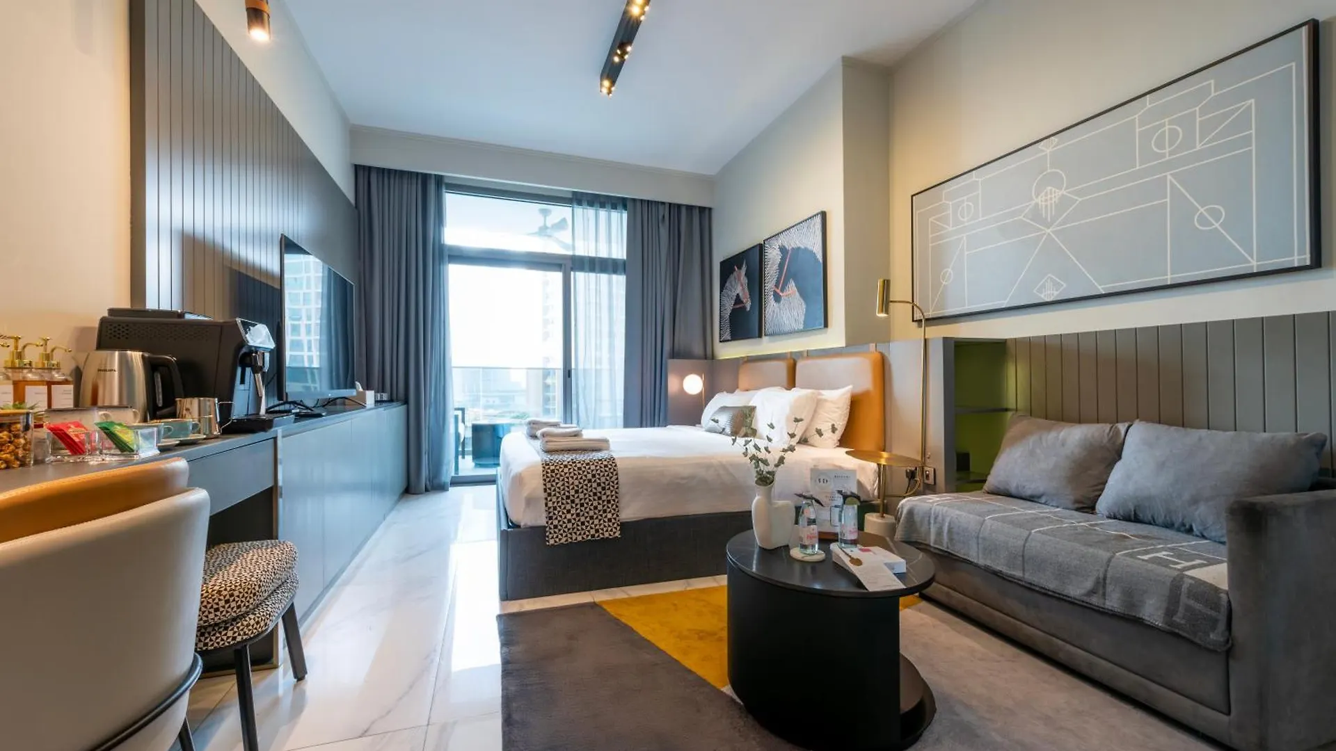Apartment Canal View Studio Downtown - Near Dubai Mall & Burj Khalifa - Mag 318