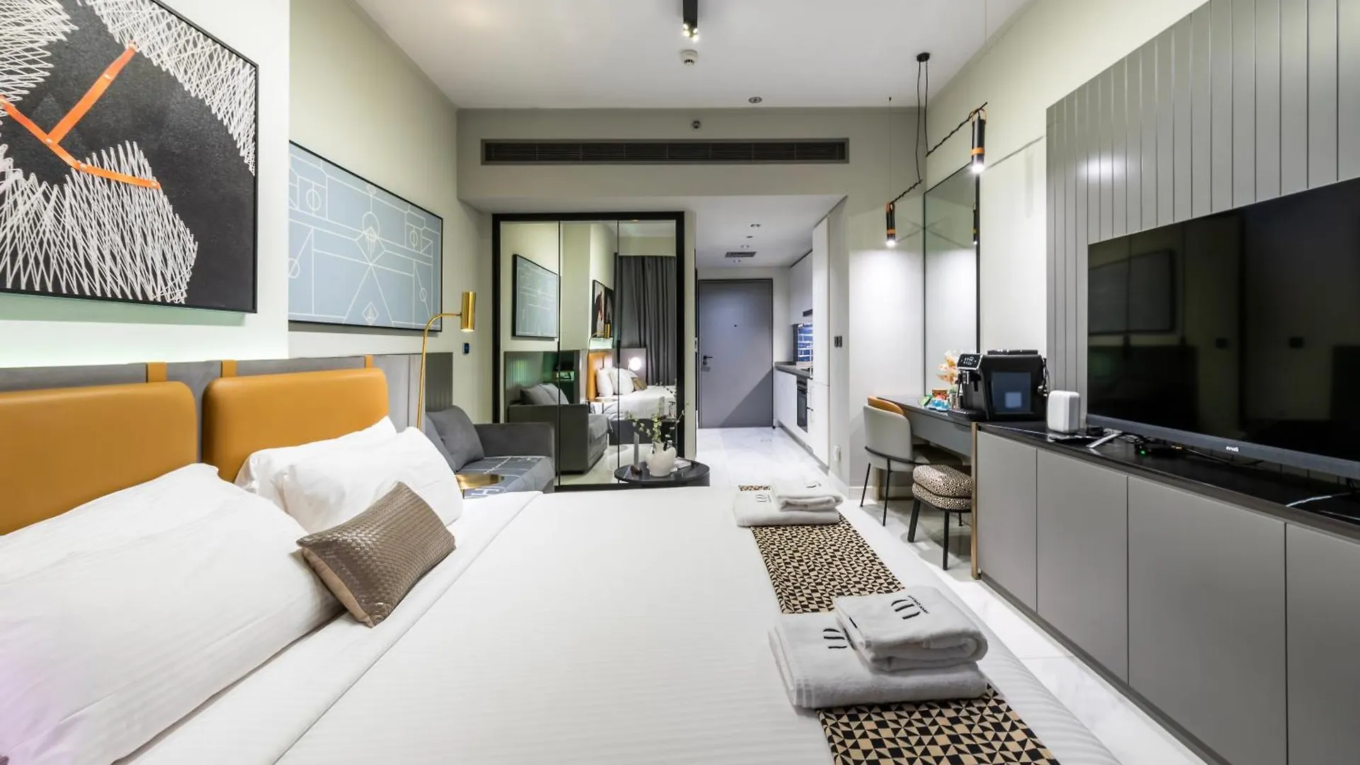 Canal View Studio Downtown - Near Dubai Mall & Burj Khalifa - Mag 318